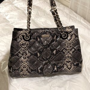 Kate Spade | Snakeskin Quilt Leather Shoulder Tote Bag